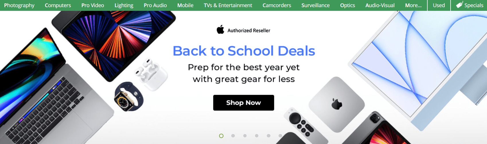 Back to school deals example