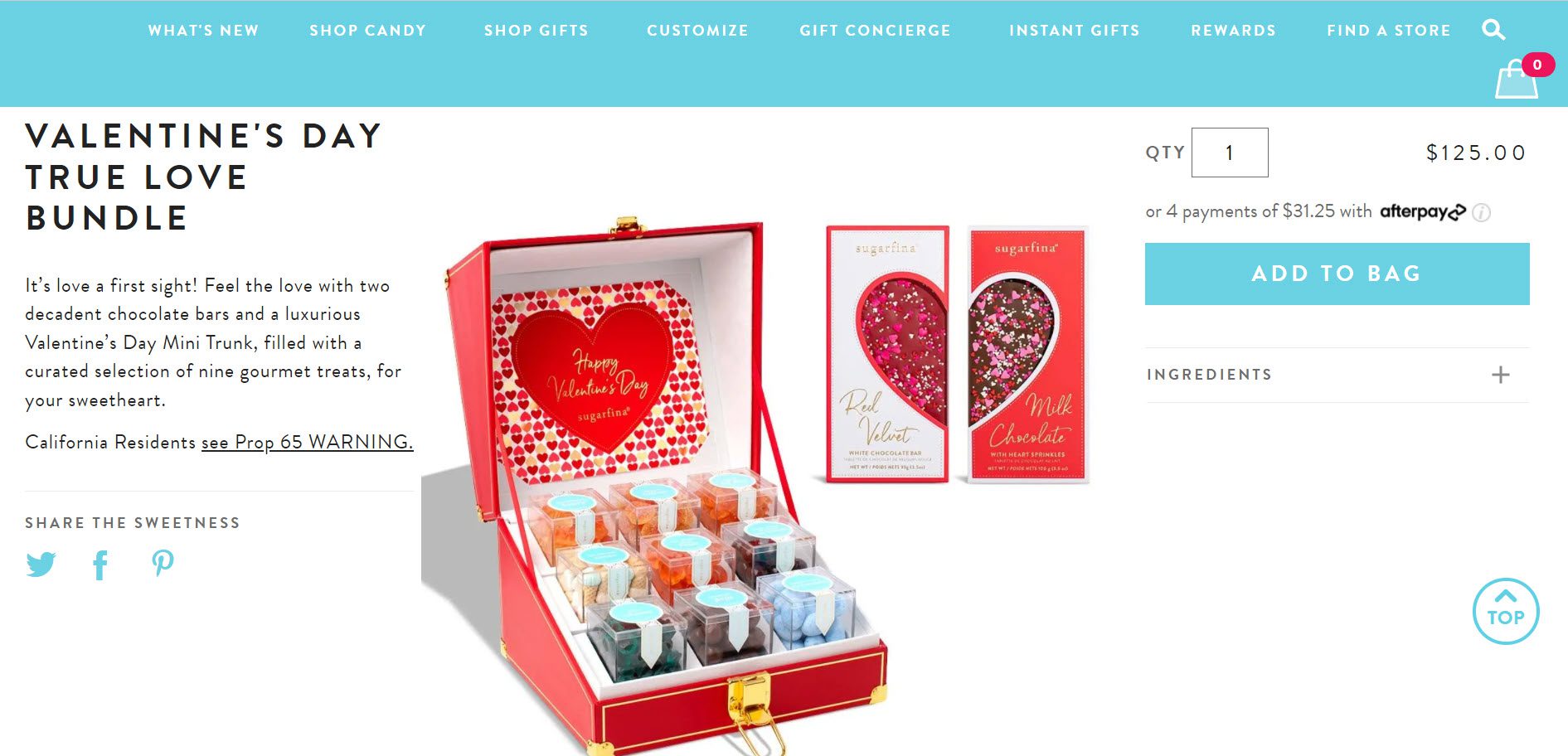 sugarfina valentine's day marketing campaign 