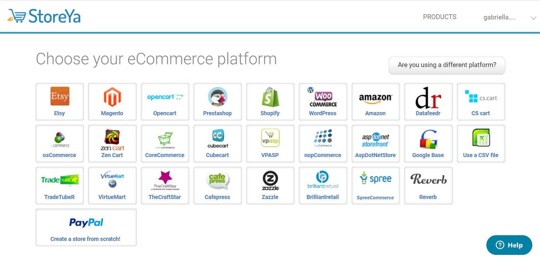 select ecommerce platform 