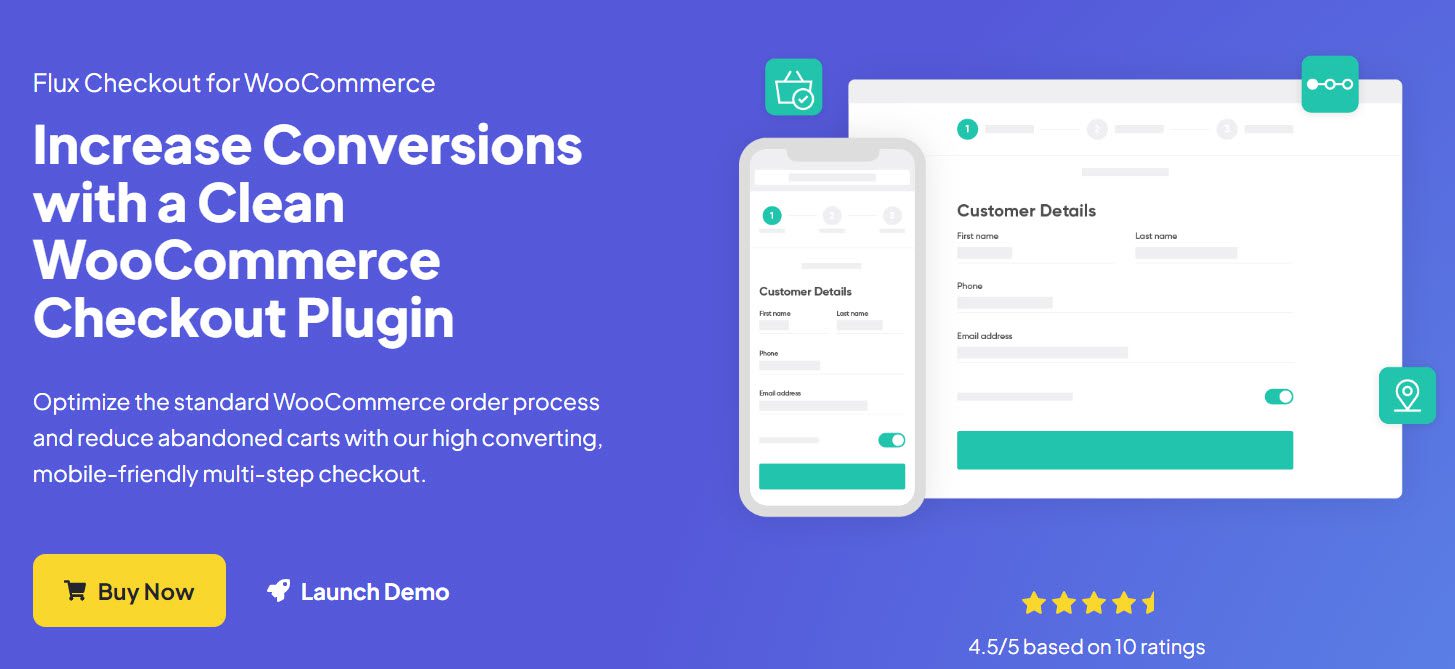 flux checkout for woocommerce