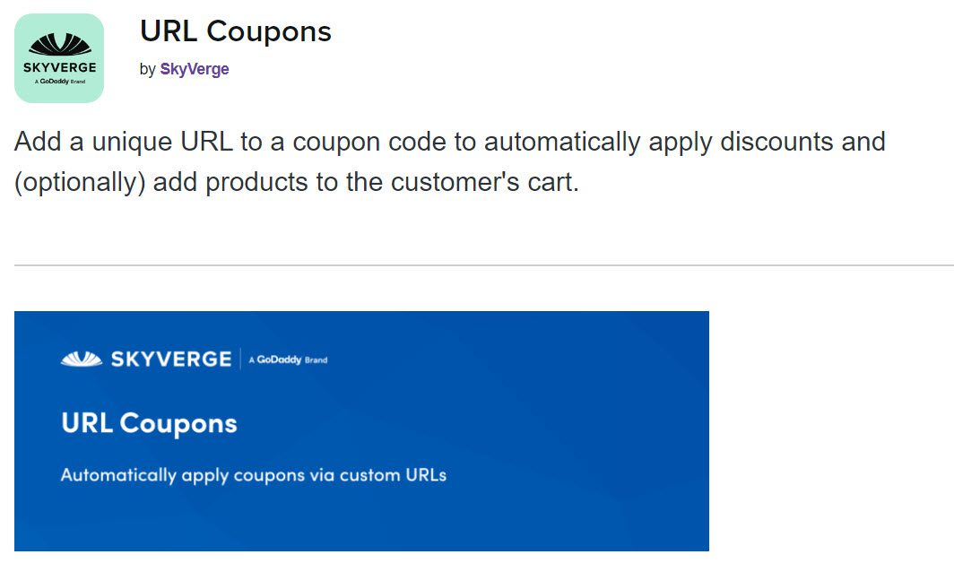 URL coupons 