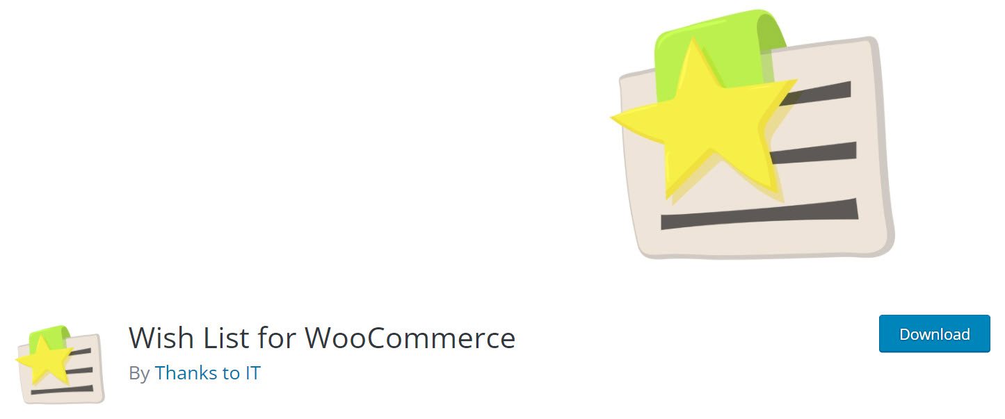 wishlist for woocommerce 