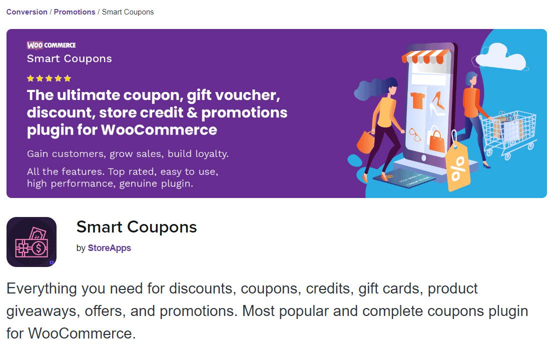 smart coupons for woocommerce