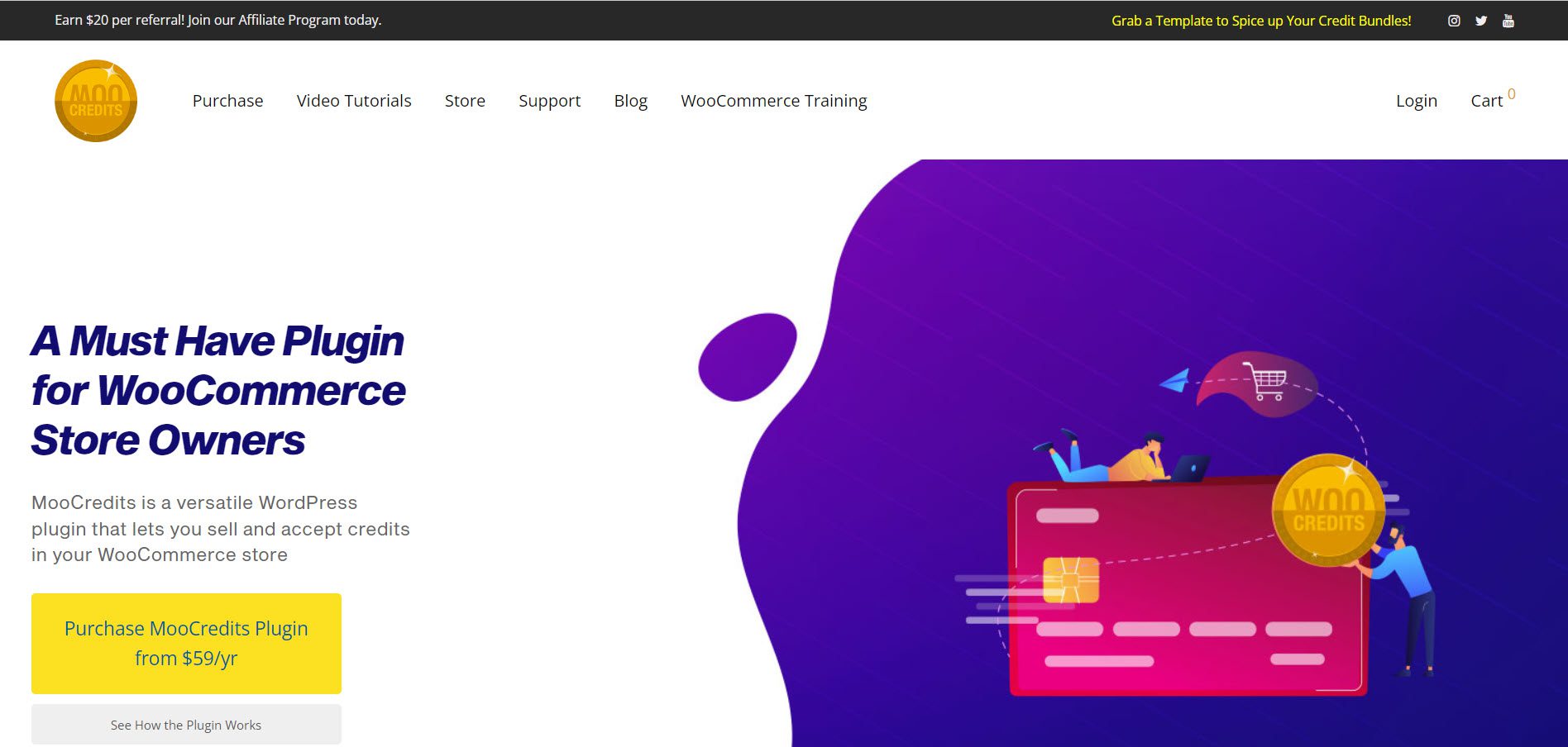 woocredits plugin - woocommerce store credit