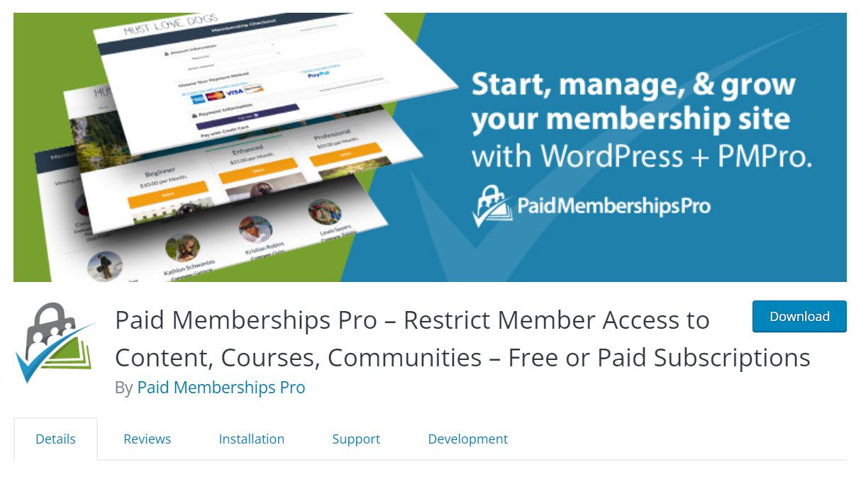 paid memberships pro