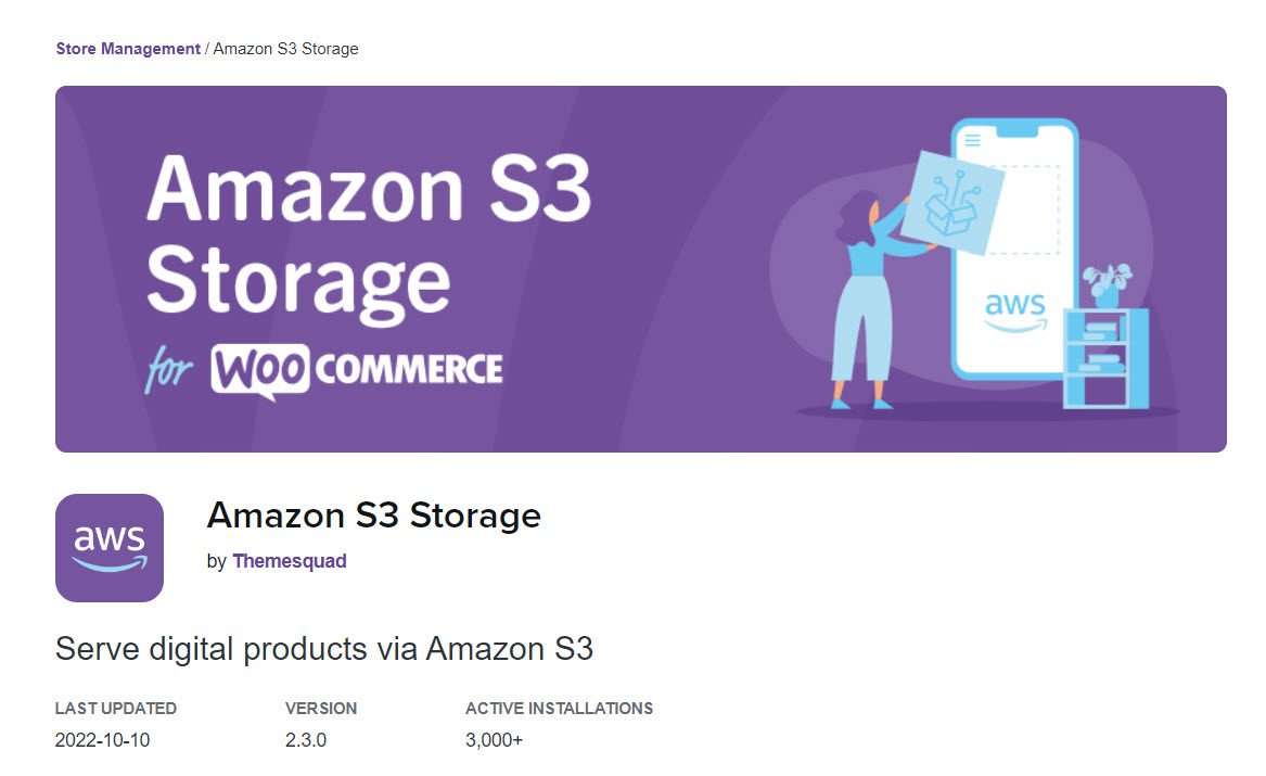 amazon s3 storage 