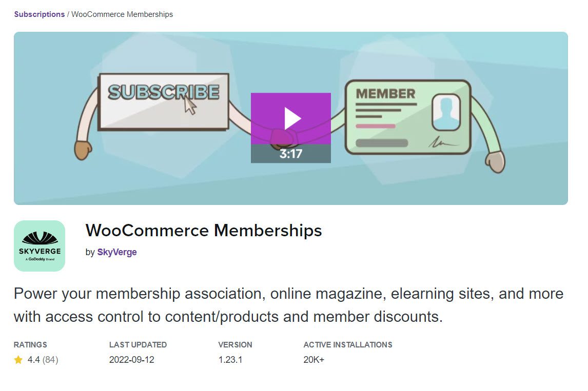 woocommerce memberships - selling digital products online